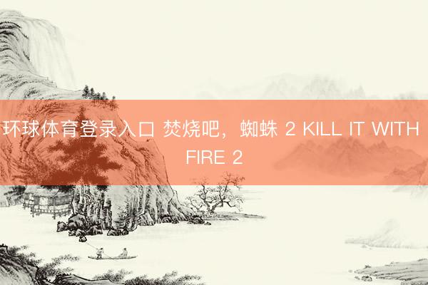 环球体育登录入口 焚烧吧，蜘蛛 2 KILL IT WITH FIRE 2